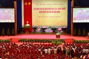 Toàn cảnh phiên khai mạc Hội nghị. Ảnh: VGP/Nhật Bắc