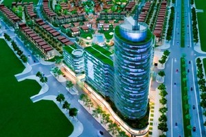 Phối cảnh tổng thể khu đô thị do Bitexco đầu tư xây dựng tại tỉnh Lào Cai.