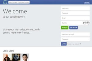Trang chủ của mạng xã hội "Best Korea's Social Network".