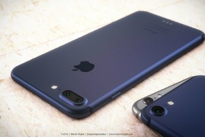 Một ảnh concept về iPhone 7 với màu mới sẫm hơn.