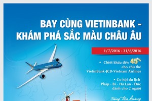 Khám phá sắc màu châu Âu với VietinBank