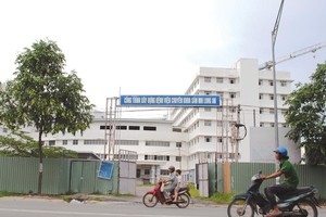 Bệnh viện chuyên khoa Sản - Nhi Long An sau 5 năm triển khai. Ảnh: Ngọc Tuấn