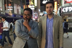 Ambarish (trái) và Omar Tayeb (phải) là hai nhà đồng sáng lập Blippar. Ảnh: Ambarish Mitra