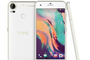 HTC Desire 10 màu trắng.