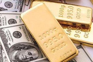 Sáng ngày 18/8, giá vàng tăng vọt, tỷ giá trung tâm lên 21.857 đồng/USD