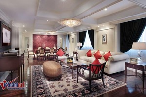 Phòng ở xa hoa của Tổng thống Pháp tại Hà Nội