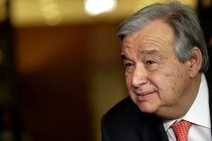 Ông Antonio Guterres lãnh đạo Cao ủy Liên Hợp Quốc về Người Tị nạn qua những cuộc khủng hoảng lớn ở Syria, Iraq và Afghanistan. Ảnh: AFP