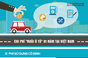 Ước tính cơ bản về chi phí đối với một mẫu xe ô tô phổ thông tại Việt Nam