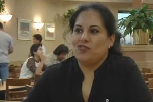 Melina Salazar cho biết mình rất sốc khi biết tin được thừa kế. Cô nói rằng cô không hy vọng hành động của mình được đáp lại. Ảnh: Youtube.