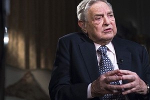 George Soros đã dự báo sai về thị trường chứng khoán sau tin Trump đắc cử. Ảnh: Bloomberg