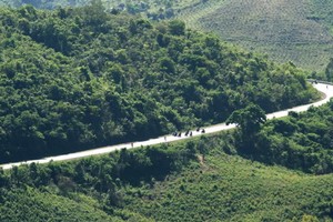 Một đoan QL19 qua đèo An Khê