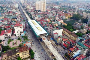 Tuyến đường sắt Cát Linh - Hà Đông sẽ đưa vào chạy thử vào tháng 9/2017