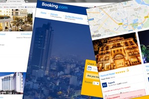 Bộ Tài chính đã chính thức yêu cầu các trang web như Agoda.com, Booking.vn… nộp thuế. Trong ảnh: trang Agoda.com và Booking.vn đang là cầu nối cho thuê phòng với hàng loạt khách sạn ở VN - Ảnh: Châu Anh