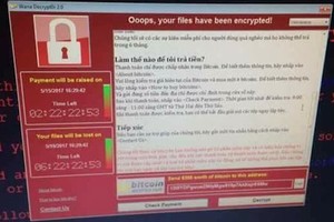 Mã độc WannaCry có thể bùng phát mạnh ở Việt Nam hôm nay