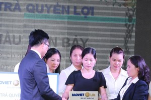 Bảo Việt nhân thọ chi trả quyền lợi bảo hiểm 3 tỷ đồng tại Sơn La