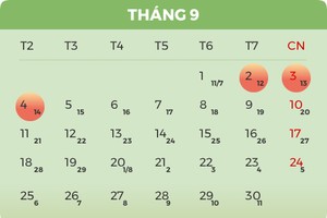 3 ngày nghỉ lễ Quốc khánh. Đồ họa: Tiến Thành.