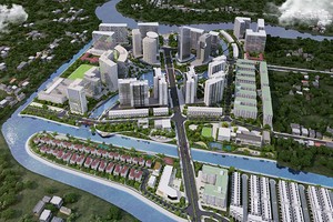 Với quy mô 26ha, khu đô thị Mizuki Park sẽ là một điểm nhấn mới ở Nam Sài Gòn.