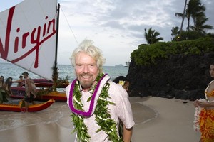 Rcihard Branson nổi tiếng với những việc làm không giống ai. Ảnh: AFP