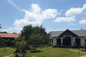 Khu biệt thự xây không phép của gia đình ông Nguyễn Văn Đấu. Ảnh báo Thanh Niên