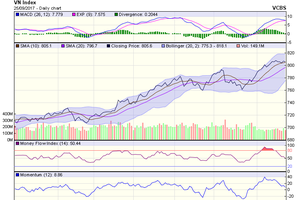 Biểu đồ kỹ thuật VN-Index. Nguồn: VCBS.