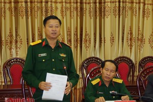 Đại tá Trần Minh Thanh, Phó Chủ nhiệm Chính trị Quân khu 4 được bổ nhiệm chức danh Chủ nhiệm Chính trị Quân khu. Ảnh: Báo Nghệ An