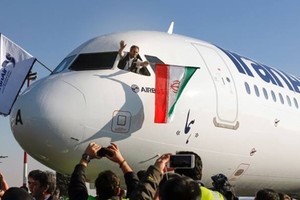 Một máy bay A321 của Airbus giao cho Iran Air. Ảnh: AFP