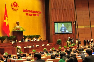 Quốc hội dành 3 ngày thảo luận trên hội trường về "sức khoẻ" nền kinh tế. Ảnh: Giang Huy