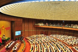 Hôm nay 1/11, Quốc hội bước vào ngày làm việc thứ hai về kinh tế - xã hội và ngân sách. Ảnh: Giang Huy.