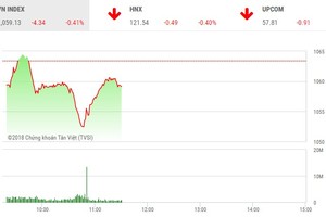 Phiên sáng 16/1: Lực chốt lời gia tăng, dòng tiền vẫn tự tin nhập cuộc