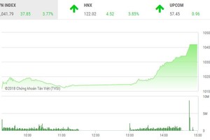 Phiên chiều 12/2: Bùng nổ