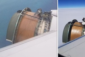 Động cơ vỡ giữa trời, máy bay United Airlines hạ cánh khẩn