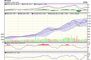 Biểu đồ kỹ thuật VN-Index. Nguồn: VCBS.