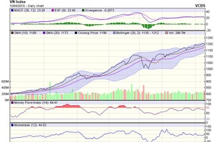 Biểu đồ kỹ thuật VN-Index. Nguồn: VCBS.