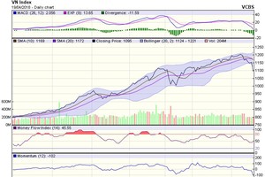 Biểu đồ kỹ thuật VN-Index. Nguồn: VCBS.