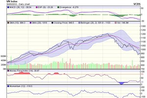Biểu đồ kỹ thuật VN-Index. Nguồn: VCBS.