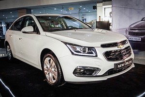 Chevrolet Cruze trong lần ra mắt tại Hà Nội.