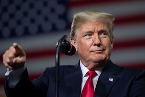 Tổng thống Mỹ Donald Trump phát biểu tại một sự kiện ở Florida hôm 31/7. Ảnh: AFP.