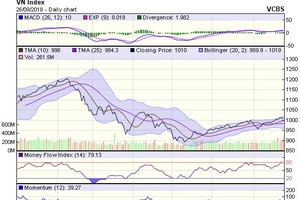 Biểu đồ kỹ thuật VN-Index. Nguồn: VCBS.