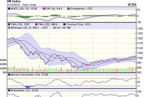 Biểu đồ kỹ thuật VN-Index. Nguồn: VCBS.