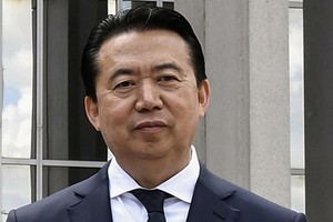 Chủ tịch Interpol Mạnh Hoành Vĩ. Ảnh: Reuters.