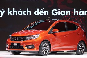 Honda Brio lần đầu xuất hiện tại triển lãm ôtô Việt Nam 2018 đang diễn ra tại TP HCM.