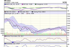 Biểu đồ kỹ thuật VN-Index. Nguồn: VCBS.