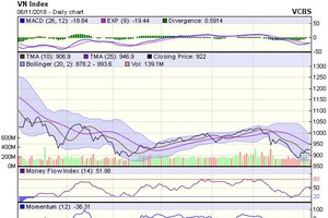 Biểu đồ kỹ thuật VN-Index. Nguồn: VCBS.