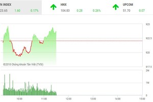 Phiên sáng 7/11: Nhà đầu tư chưa dám xuống tiền