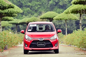 Toyota Wigo tại Ninh Bình trong chương trình chạy thử.