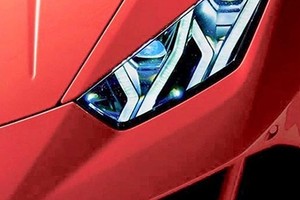 Thiết kế đèn pha mới của Huracan.