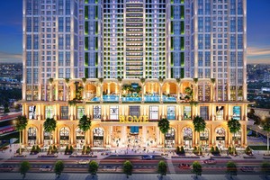 Tọa lạc trên mặt tiền đại lộ Mai Chí Thọ (Thủ Thiêm, Quận 2), tòa thành Rome by Diamond Lotus mang đậm phong cách kiến trúc Roman uy nghi, tráng lệ.