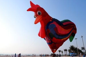 Lần đầu tiên trình diễn khinh khí cầu ở Đà Nẵng