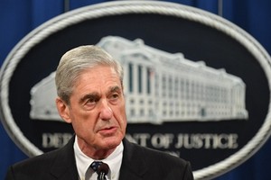 Robert Mueller tại trụ sở Bộ Tư pháp Mỹ ở Washington ngày 29/5. Ảnh: AFP.