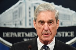 Robert Mueller tại trụ sở Bộ Tư pháp Mỹ ở Washington ngày 29/5. Ảnh: AFP.